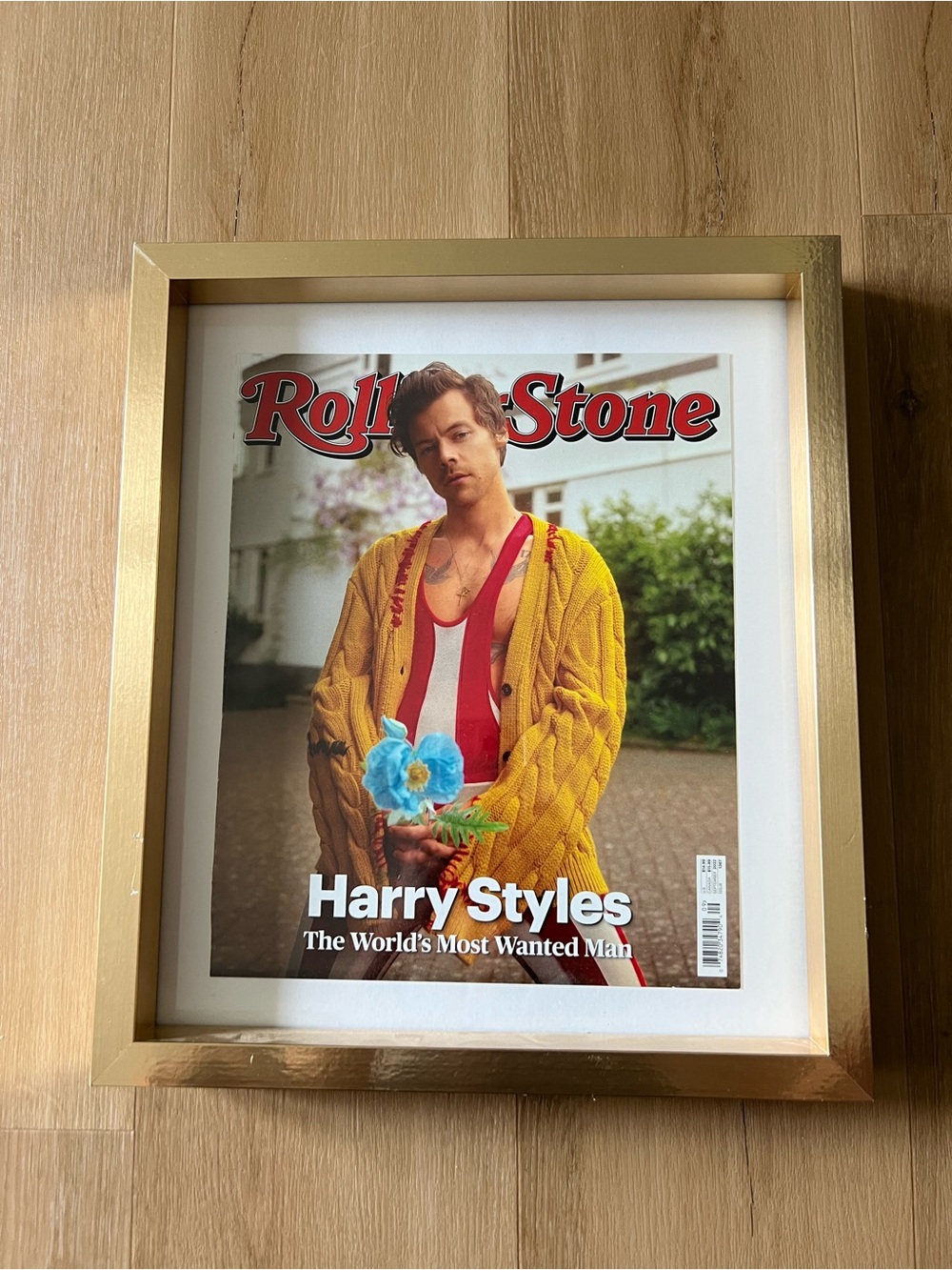 Rolling Stone Cover Featuring Harry Styles - Yellow & Red